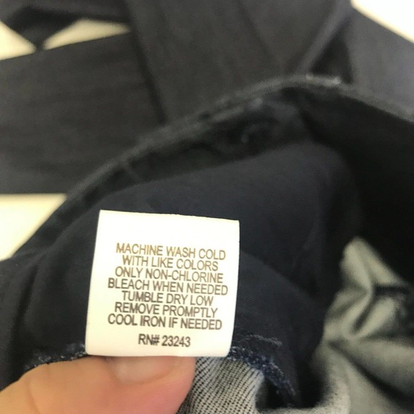 New York & Co 7th Avenue Design Studio Pant Womens 4 Blue Crop Denim Look - Picture 7 of 11